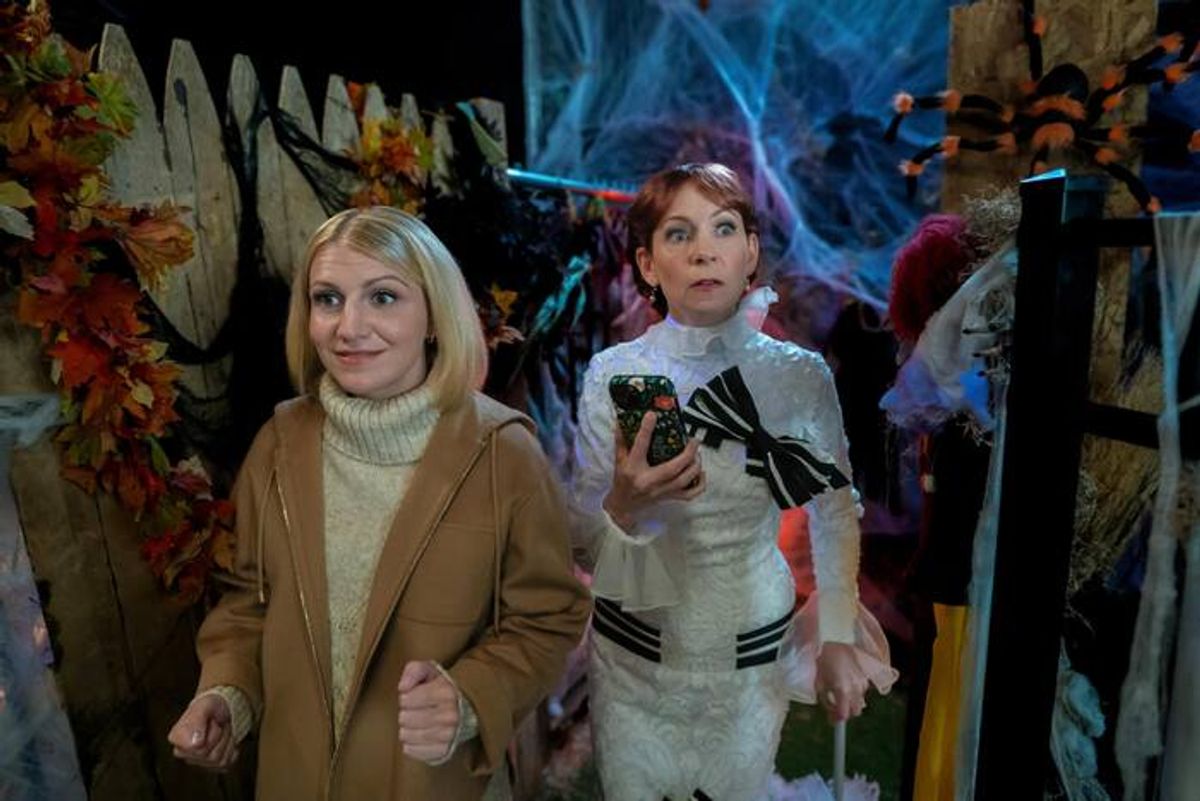 Annaleigh Ashford and Carrie Preston  at 