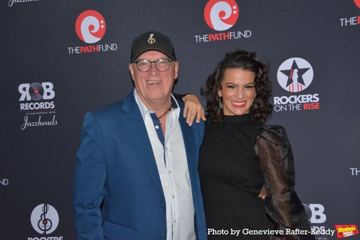 Donnie Kehr and tonight's host Renee Mariano at 