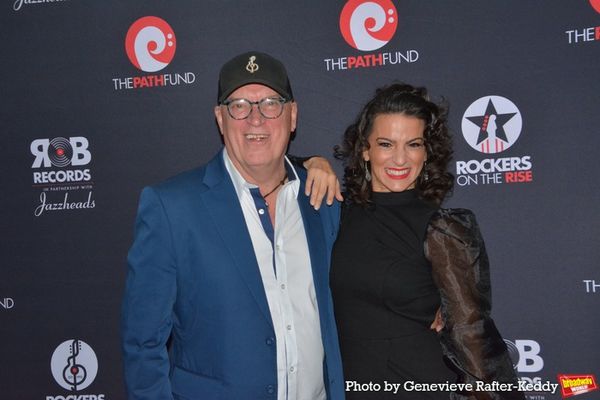 Donnie Kehr and tonight's host Renee Mariano Photo