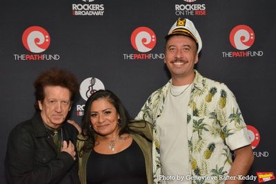 Willie Nile, Lisa Lisa and Bryan Campione Photo