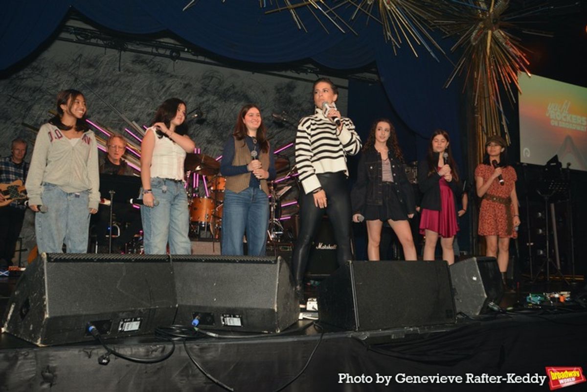 Renee Marino and The Broadway Bound Kids that includes Mia, Dara, Audrey, Simone, Sherell, Claudia and Julia at 