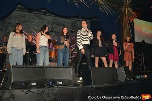 Renee Marino and The Broadway Bound Kids that includes Mia, Dara, Audrey, Simone, She Photo