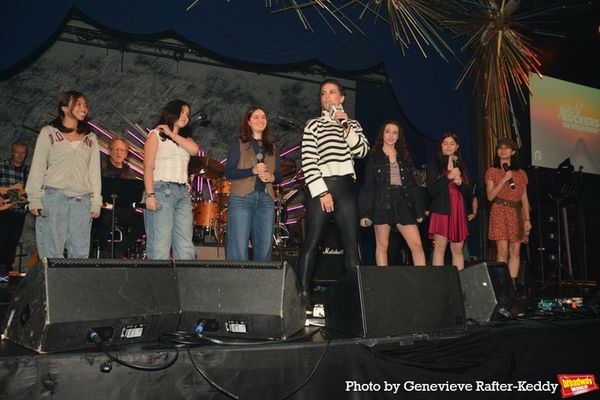 Renee Marino and The Broadway Bound Kids that includes Mia, Dara, Audrey, Simone, She Photo