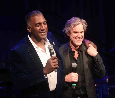 Norm McDonald and Hugh Panaro Photo