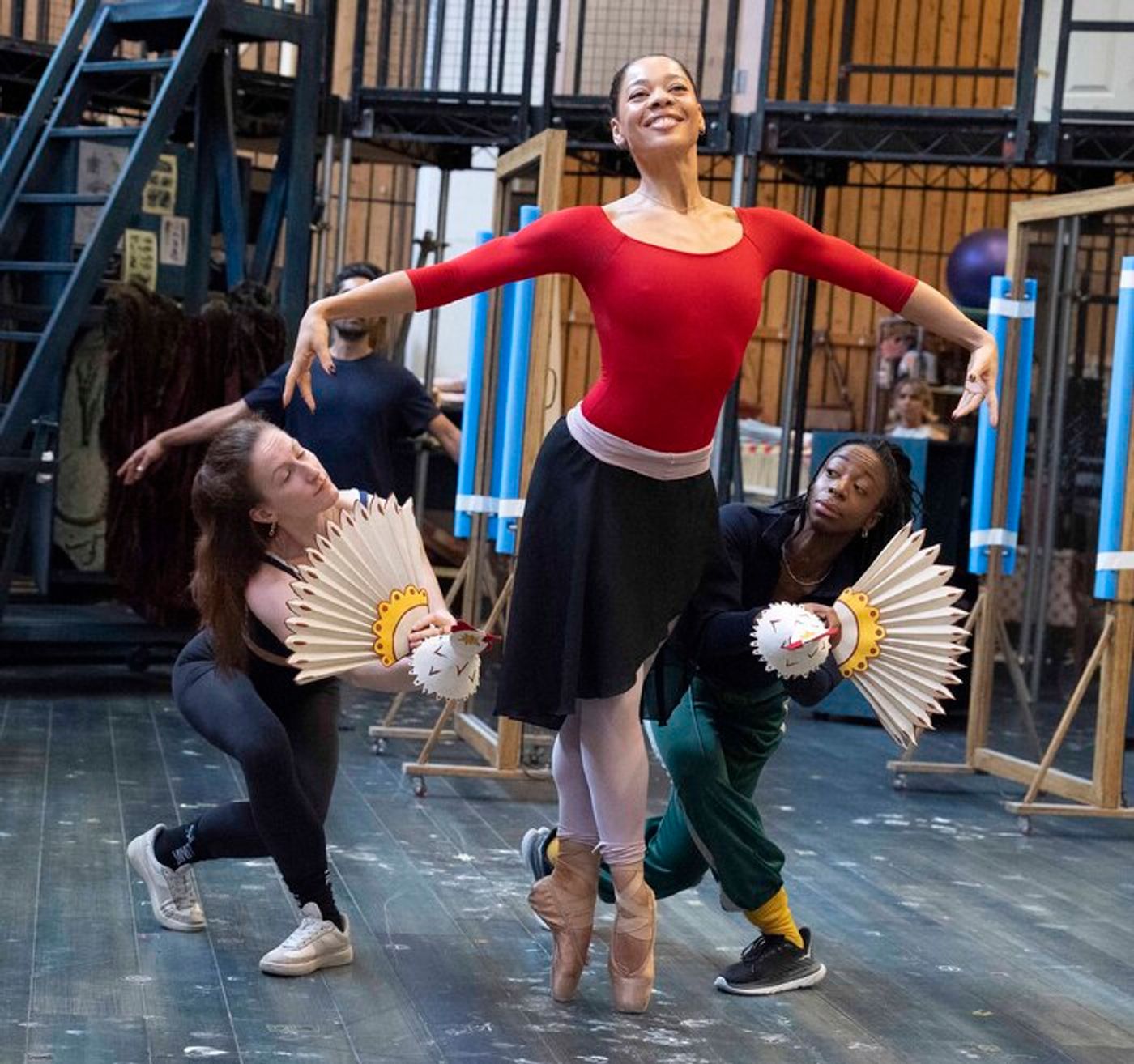 Photos: National Theatre Begins Rehearsals For Return Of BALLET SHOES  Image