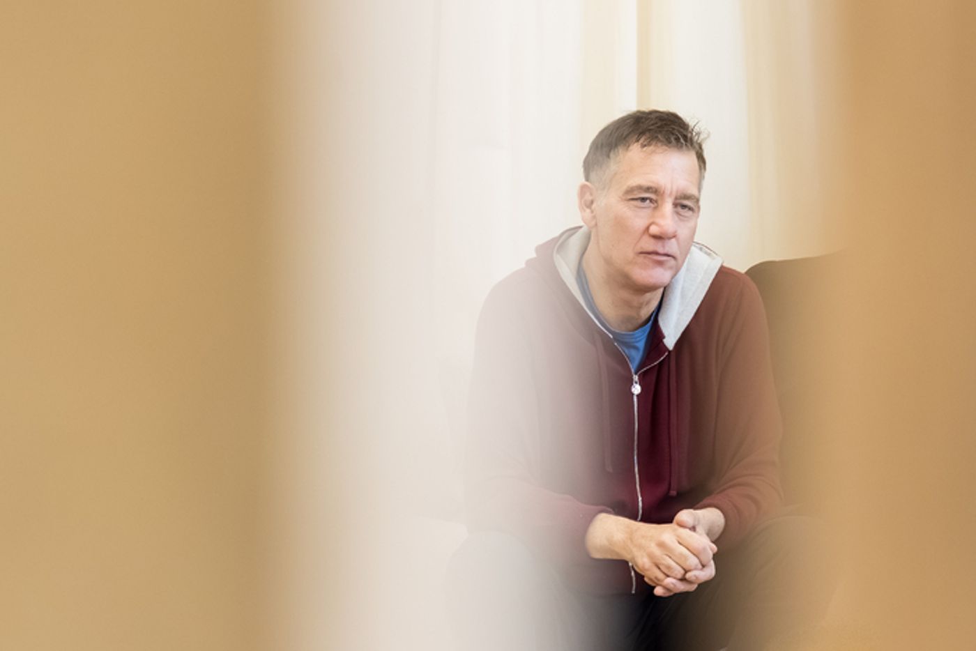 Photos: Clive Owen and Saskia Reeves in Rehearsal For END  Image