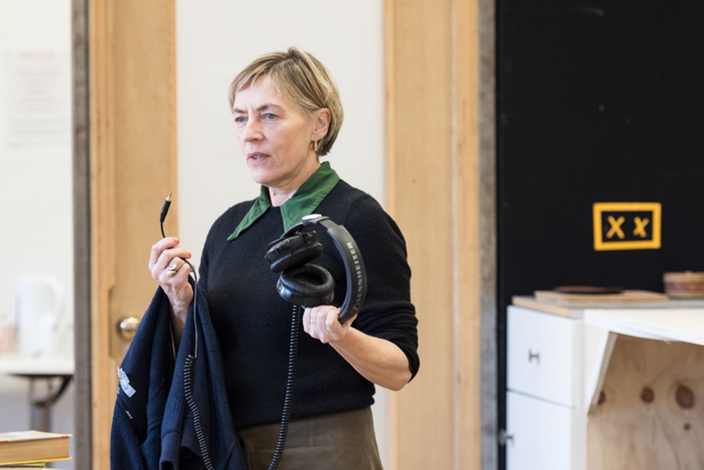 Photos: Clive Owen and Saskia Reeves in Rehearsal For END  Image