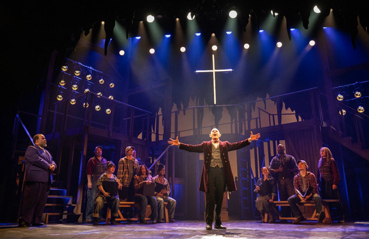 Taylor Trensch and cast at 