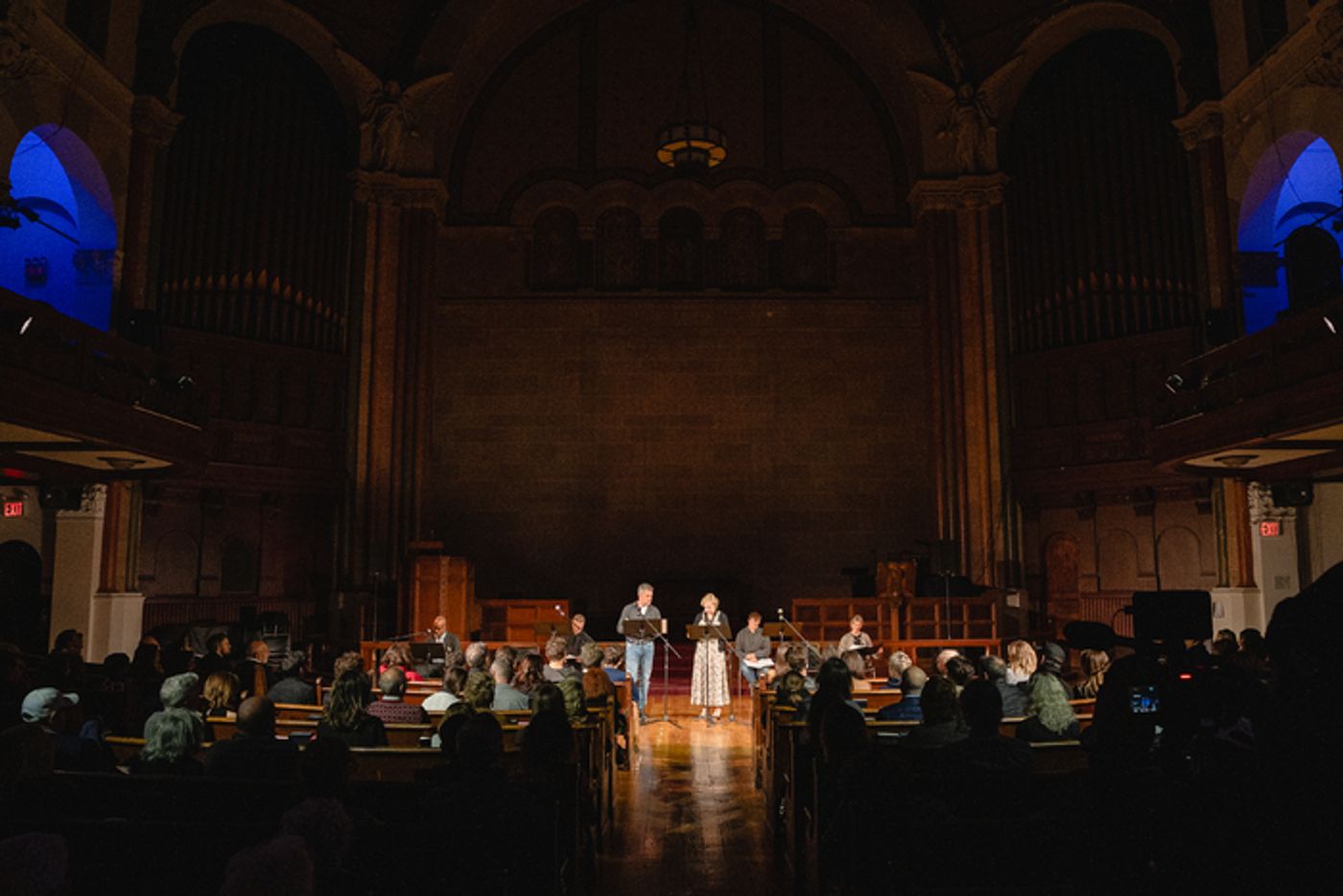 Photos: Matt Damon Joins Alec Baldwin in HOLD ON TO ME DARLING Reading  Image