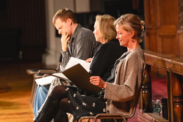 Lucas Hedges, J. Smith–Cameron, and Gretchen Mol Photo