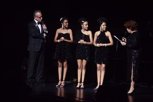 MOIPEI receiving the Iris Williams Grant. Photo credit: Maryann Lopinto @ BroadwayWorld MOIPEI receiving the Iris Williams Grant. Photo credit: Maryann Lopinto Photo
