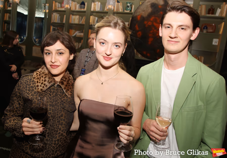 Photos: Lesley Manville & Mark Strong Celebrate OEDIPUS on Broadway Image