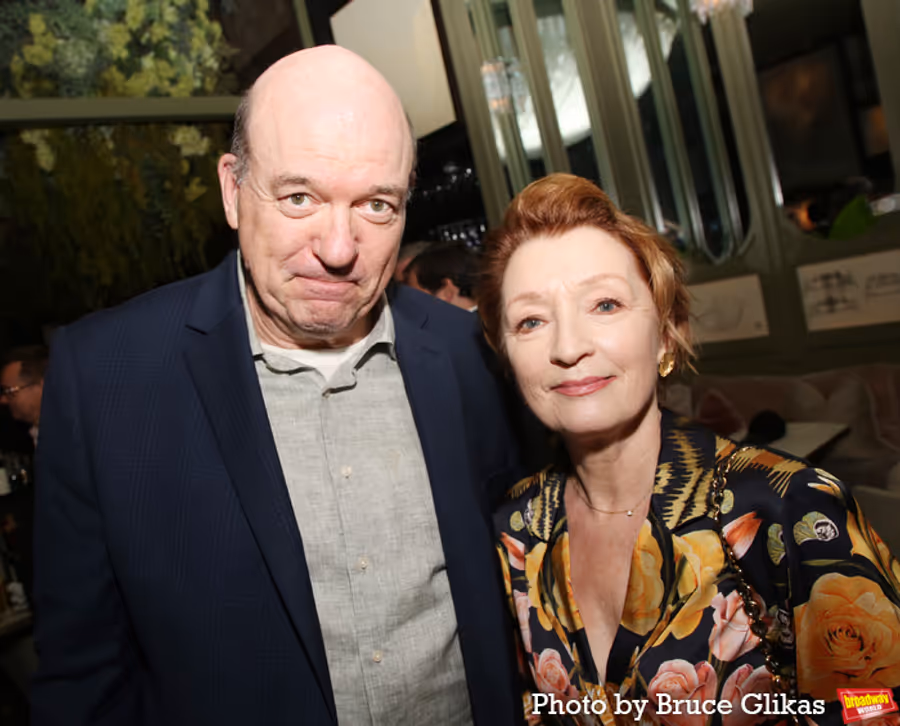 Photos: Lesley Manville & Mark Strong Celebrate OEDIPUS on Broadway Image