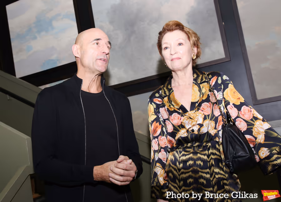 Photos: Lesley Manville & Mark Strong Celebrate OEDIPUS on Broadway Image