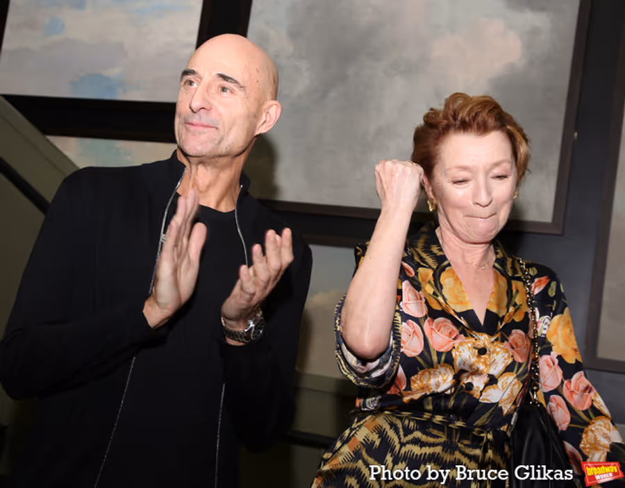 Photos: Lesley Manville & Mark Strong Celebrate OEDIPUS on Broadway Image