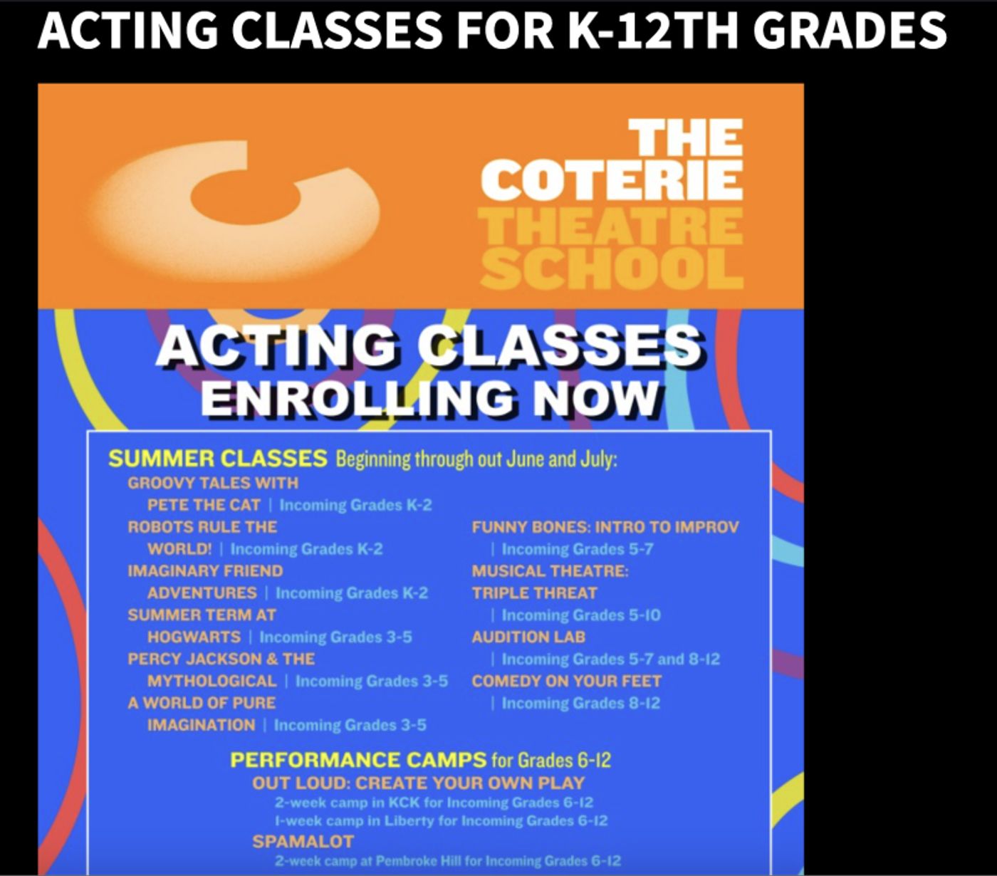 Stage Mag Spotlight: The Coterie Theatre's CHARLIE & THE CHOCOLATE FACTORY Stage Mag Spotlight: The Coterie Theatre's CHARLIE & THE CHOCOLATE FACTORY Image