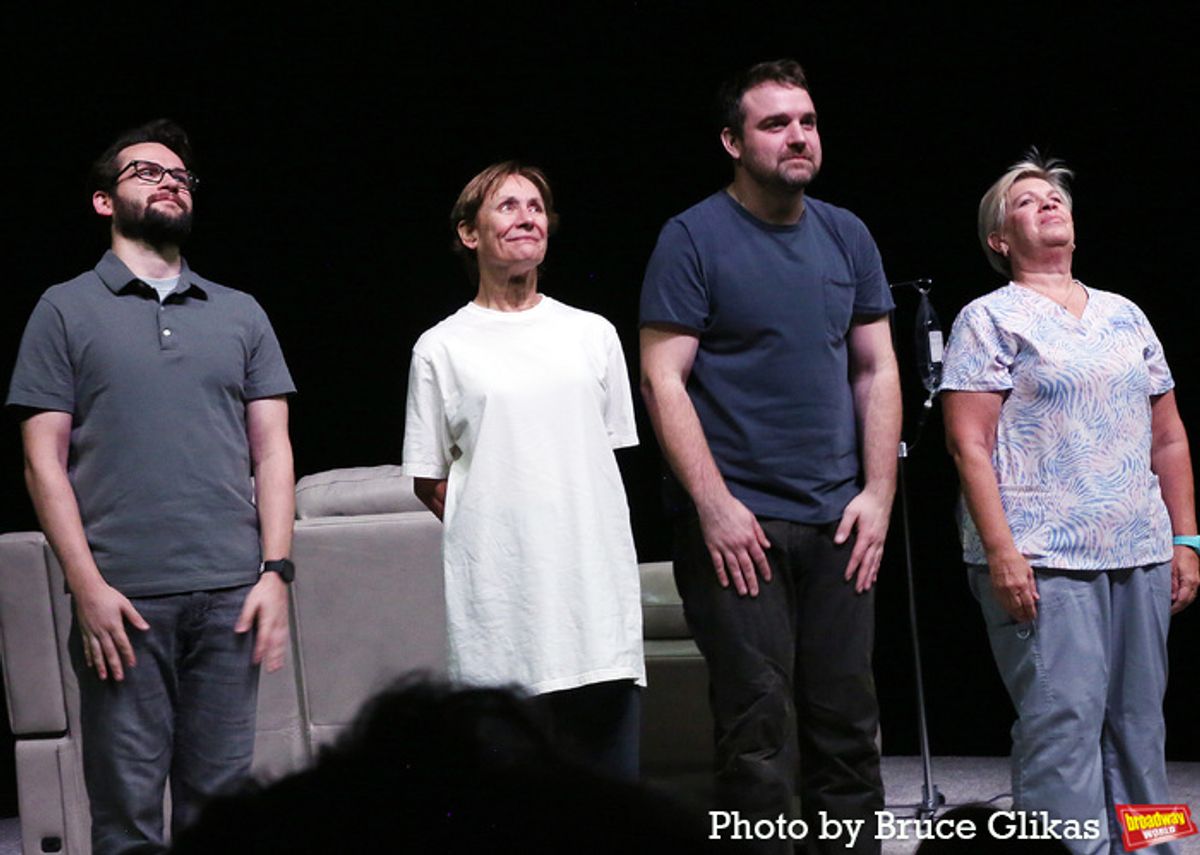 John Drea, Laurie Metcalf, Micah Stock and Meighan Gerachis at 