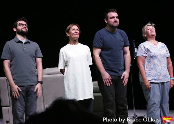 John Drea, Laurie Metcalf, Micah Stock and Meighan Gerachis Photo