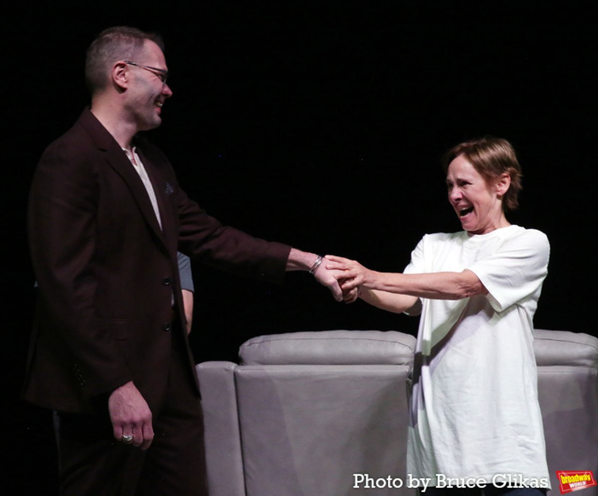 Playwright Samuel D. Hunter and Laurie Metcalf  at 