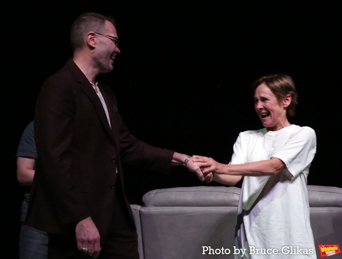 Playwright Samuel D. Hunter and Laurie Metcalf  at 