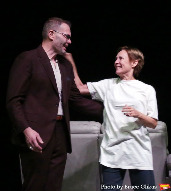 Playwright Samuel D. Hunter and Laurie Metcalf  Photo