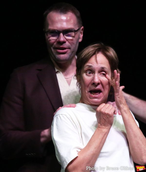 Playwright Samuel D. Hunter and Laurie Metcalf  Photo