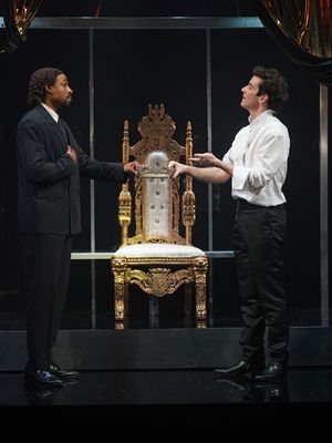 Grantham Coleman and Michael Urie @ BroadwayWorld Grantham Coleman and Michael Urie Photo