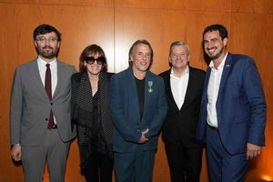 Gaetan Bruel, Michèle Pétin, Richard Linklater, Ted Sarandos, Co-CEO, Netflix and A Photo
