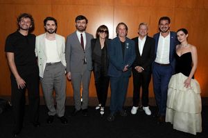 Aubry Dullin, Guillaume Marbeck, Gaetan Bruel, Michèle Pétin, Richard Linklater, Ted Sarandos, Co-CEO, Netflix, Adrien Frier and Zoey Deutch @ BroadwayWorld Aubry Dullin, Guillaume Marbeck, Gaetan Bruel, Michèle Pétin, Richard Linklater, Te Photo