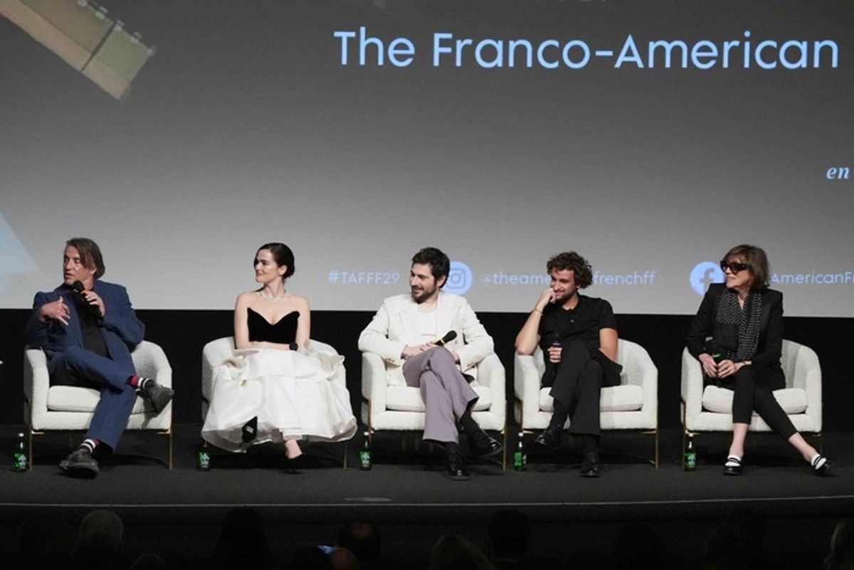 Richard Linklater, Zoey Deutch, Guillaume Marbeck, Aubry Dullin and Michèle Pétin  at 
