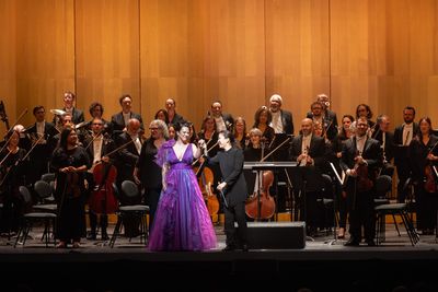 Daniela Mack, Eun Sun Kim, and the San Francisco Opera Orchestra Photo