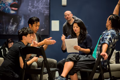 Jonathan Moreno, Danny Bernardo, Jonathan Slavin, Christine Lin, and Brian Kim McCorm Photo