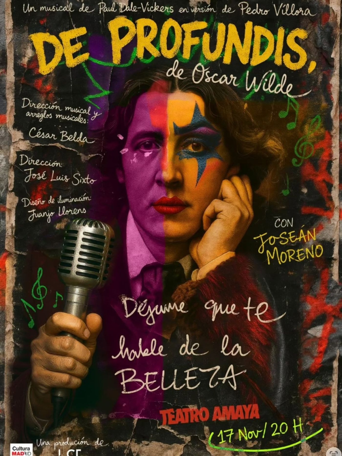 Joseán Moreno interpreta a Oscar Wilde en DE PROFUNDIS  Image