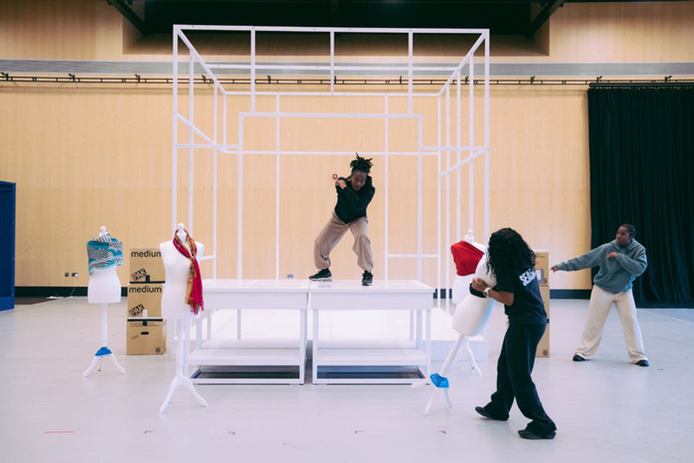 Photos: EBONY SCROOGE in Rehearsal at Sadler’s Wells East  Image