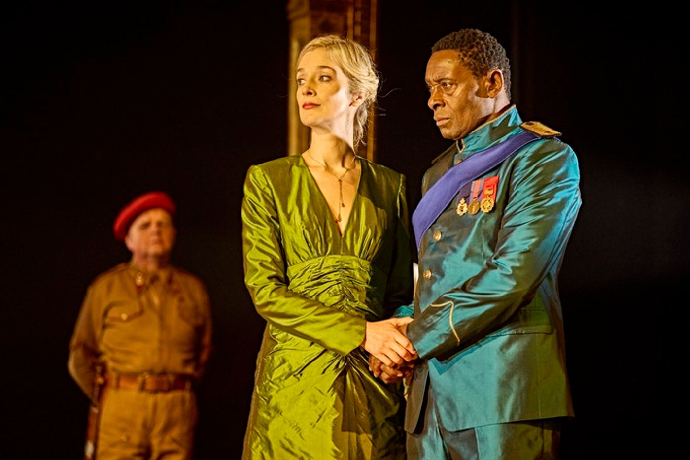 Photos: David Harewood, Toby Jones, and Caitlin FitzGerald in OTHELLO  Image