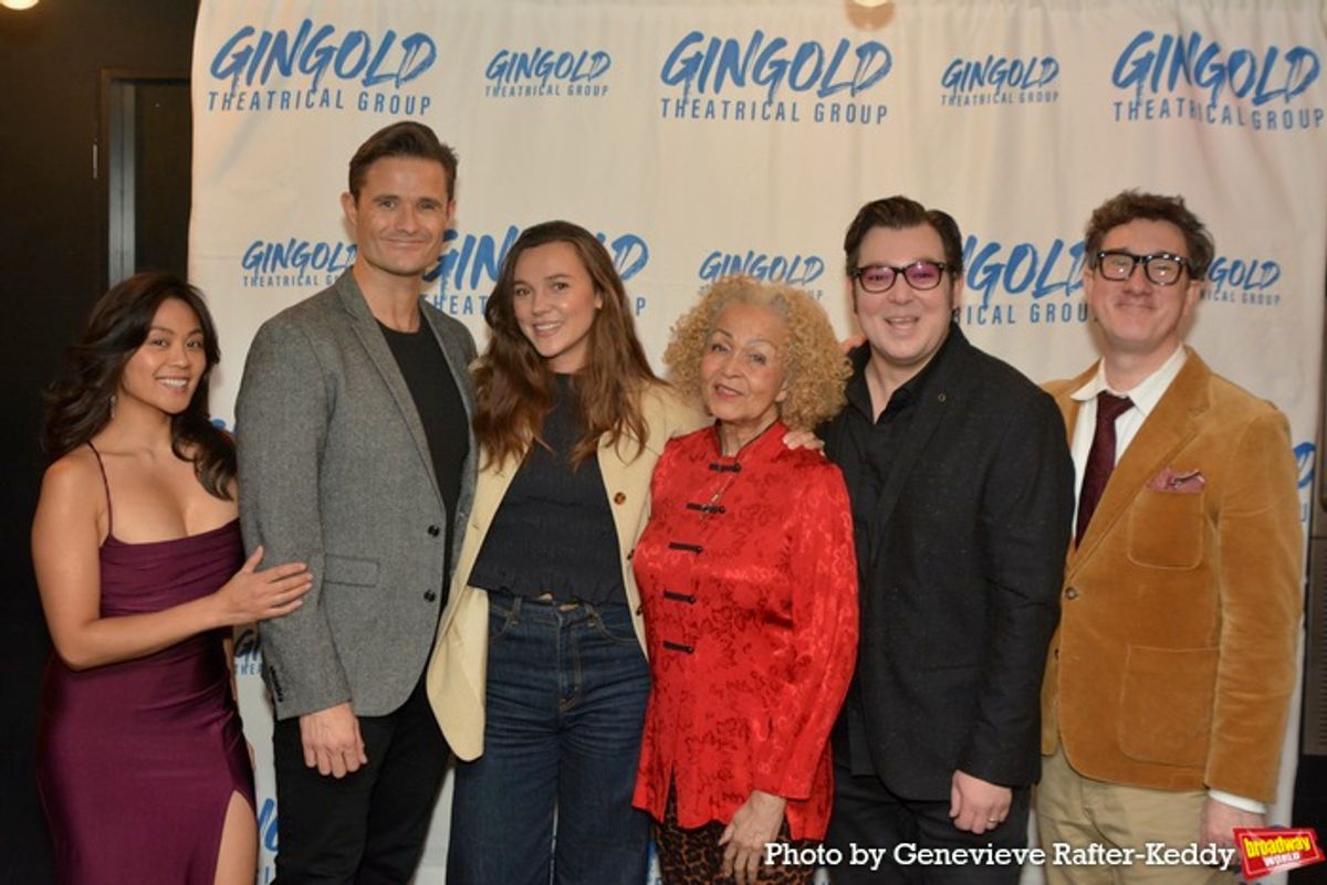 Teresa Avia Lim, Mark Evans Synnøve Karlsen, Lizan Mitchell, Matt Wolpe and Carson Elrod at 