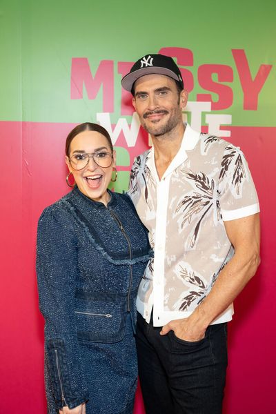 Jessica Vosk and Cheyenne Jackson Photo