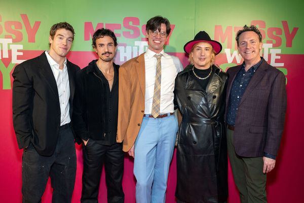 Derek Chadwick, James Cusati-Moyer, Aaron Jackson, and Drew Droege Photo