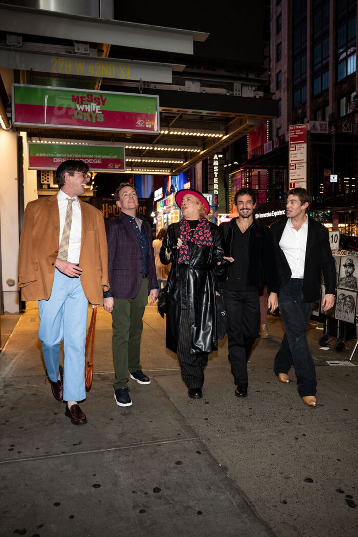 Aaron Jackson, Drew Droege, Pete Zias, James Cusati-Moyer, and Derek Chadwick at 