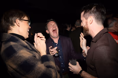 Jeff Hiller, Drew Droege, and Kevin Zak Photo