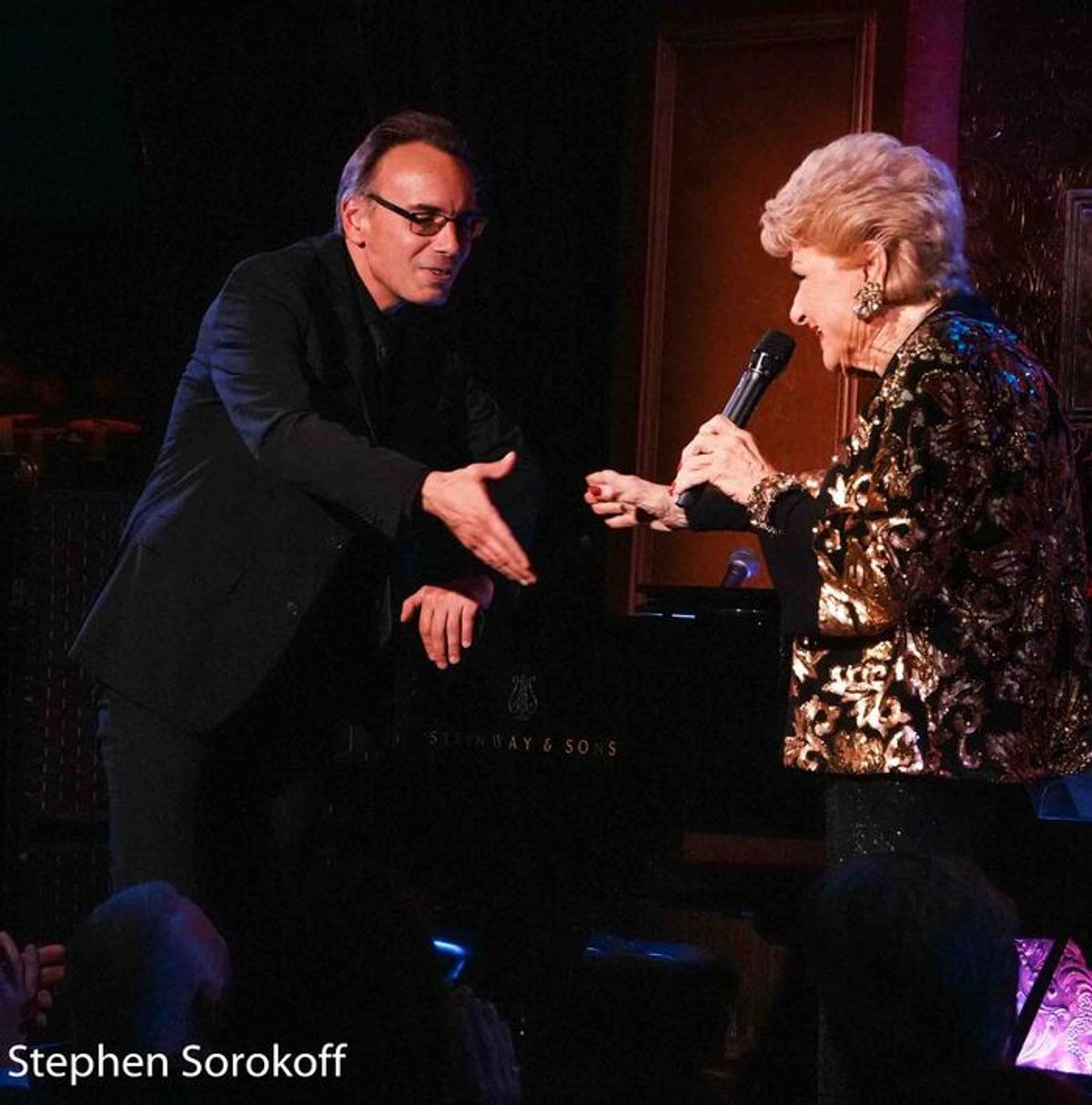 Tedd Firth, music director & Marilyn Maye at 