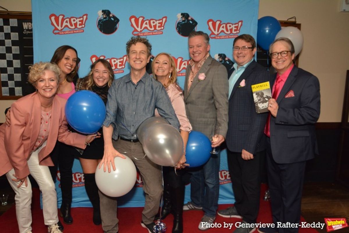 Director Jack Plotnick with members of the writing team Scetchwork Comedy that includes Leanna Adams, Katie Hogan, Casey Holloway, Julie Share, Brian Troxell, Christopher Parrott and John Babcock at 