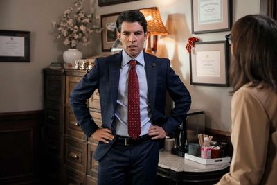 Max Greenfield, Jill Talley  Photo