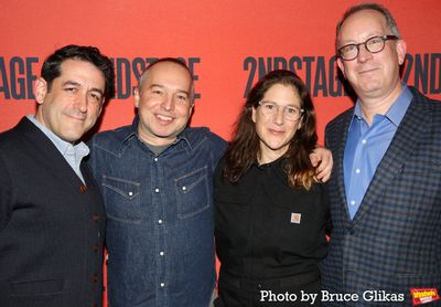 2ndStage Artistic Director Evan Cabnet, Playwright Jordan Harrison, Director Anne Kau Photo