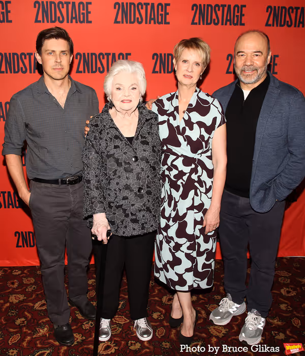 Christopher Lowell, June Squibb, Cynthia Nixon and Danny Burstein  Photo