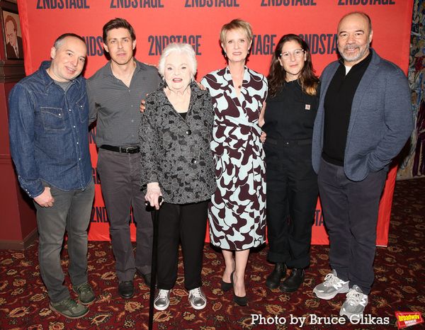 Playwright Jordan Harrison, Christopher Lowell, June Squibb, Cynthia Nixon, Director  Photo