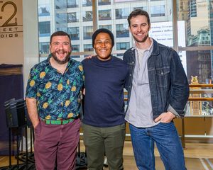Todd Buonopane (Olaf), Daniel Yearwood (Kristoff), and Sam Gravitte (Hans)
 Photo