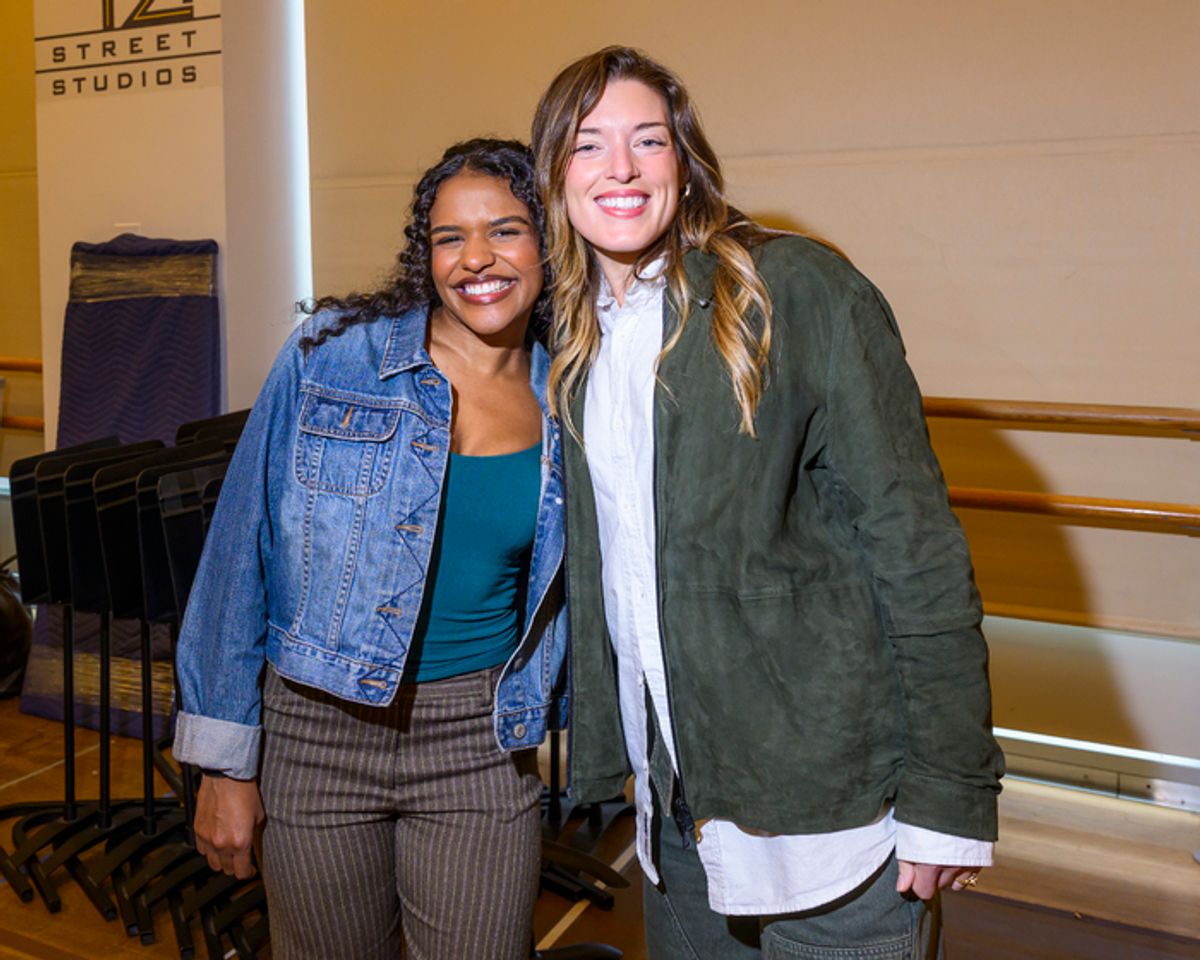 Samantha Williams (Anna) and Mary Kate Morrissey (Elsa)
 at 