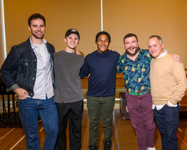 Sam Gravitte (Hans), Thomas Whitcomb (Sven), Daniel Yearwood (Kristoff), Todd Buonopa Photo