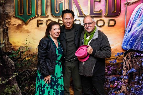 Winnie Holzman, Jon M. Chu, and Gregory Maguire Photo